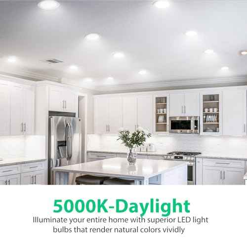 DAYBETTER 24Pack BR30 LED Light Bulbs Indoor Flood Light,65W Equivalent,Dimmable,Daylight White 5000K,800LM,E26 Base,9W LED Recessed Can Bulb for Living Room Bedroom Dining Room Bathroom