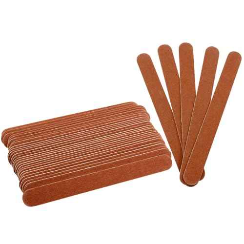 Brown Double Side Sanding bar 17.8x1.9cm polishing bar Sanding bar for Plastic Model Wood Sanding Tools 30PCS