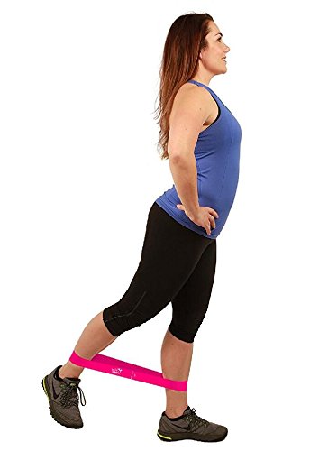 Fit Simplify 10 Inch Resistance Loop Exercise Bands, Set of 5, Assorted Colors