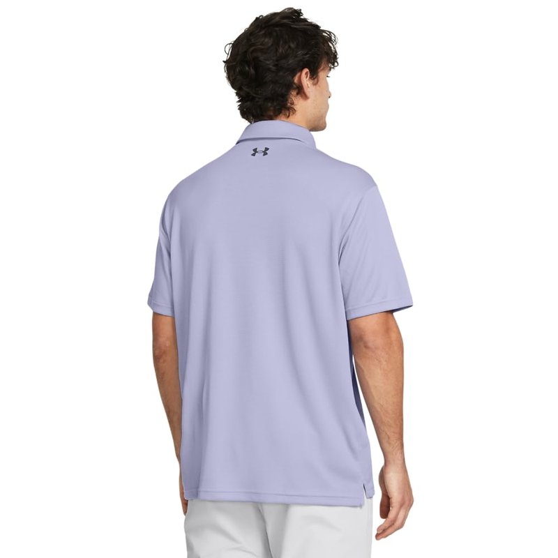 Under Armour Men's Tech Golf Polo, (539) Celeste / / Pitch Gray, 4X-Large Tall