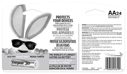 Energizer AA Batteries, MAX Double AA Battery Alkaline, 24 Count