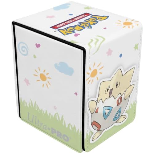 Ultra Pro - Togepi Alcove Flip Deck Box for Pok?mon, Card storage solutions, durable box, deck organization, secure protection, stylish holder, playful artwork, Collector's storage