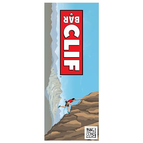 CLIF BAR - Cool Mint Chocolate with Caffeine - Made with Organic Oats - 10g Protein - Non-GMO - Plant Based - Energy Bars - 2.4 oz. (6 Pack)