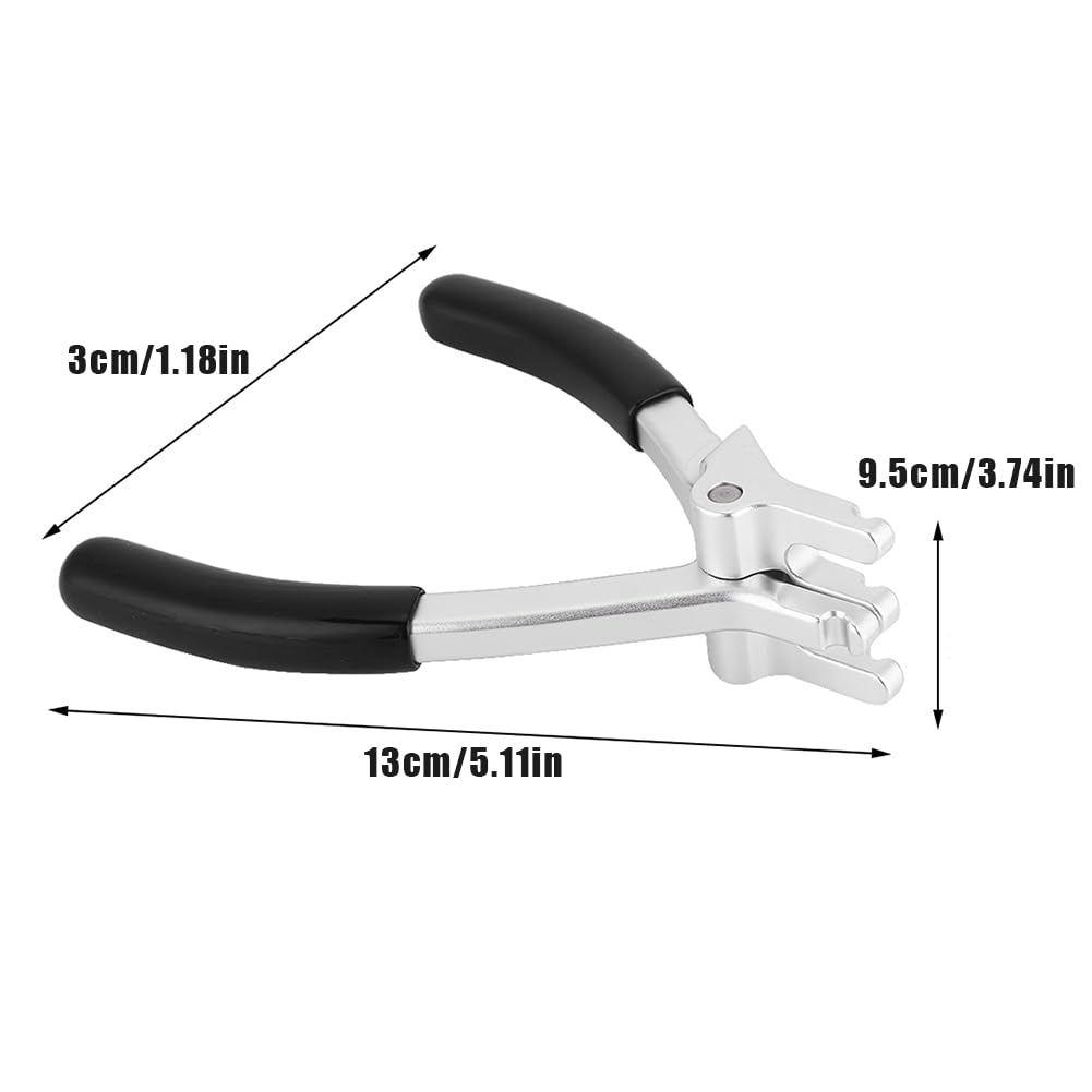 Archery D Loop Pliers for Compound Bow, Bow Press Tools Accessories Bowstring D Ring Install Tool Nocking Point Pliers Archer Making Installing Adjusting Clamping Hunting Repair Comfort Grip Handle