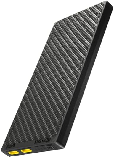 Nitecore NB10000 Gen III (Gen 3) Ultra-Slim Power Bank, 10000mAh QC Quick-Charge Dual USB-C Ports for Phones Flashlights and Headlamps, with USB-A Adapter and USB-C Cable, Including NitecoreS Sticker