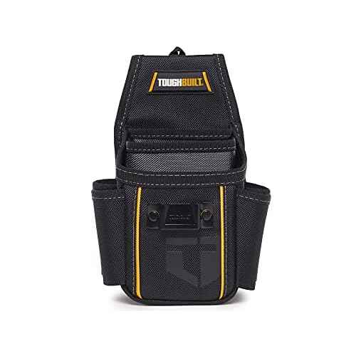 ToughBuilt - Utility Plus Pouch- 7 Pockets and Rear Pocket Flap - Heavy Duty and Durable, Notebook Pocket, Tape Measure Clip - (TB-236-7)