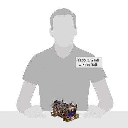 Department 56 Accessories for Villages Halloween Crow Creek Covered Bridge Accessory Figurine, 4.72 inch