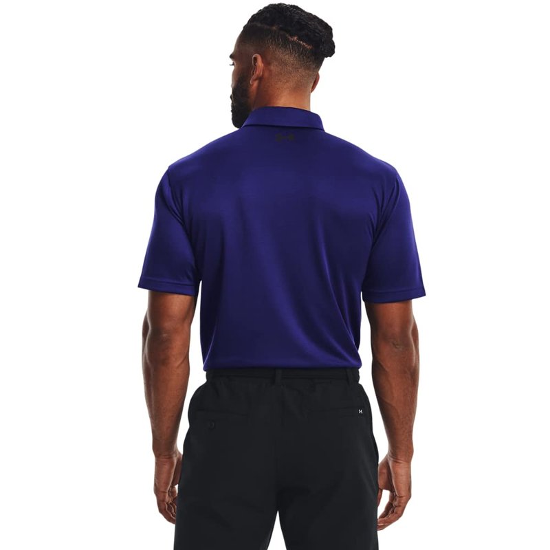 Under Armour Men's Tech Golf Polo, (468) Sonar Blue / / Black, X-Small