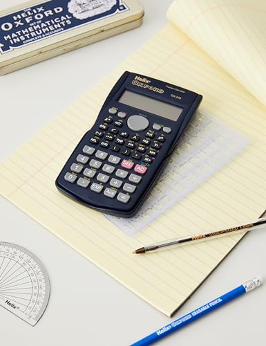 Helix Oxford Complete Back to School Stationery Set - Comprehensive Helix Oxford school supplies set including Maths Set, Pens, Ruler, Scientific Calculator & More - Ideal for High School or College