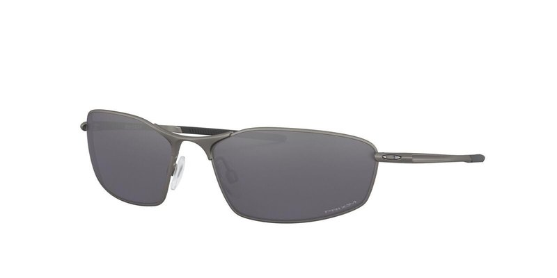 Oakley Sunglasses for Men - OO4141 Whisker Oval Sunglasses PRIZM Lenses- Carbon/PRIZM Black - Size 60