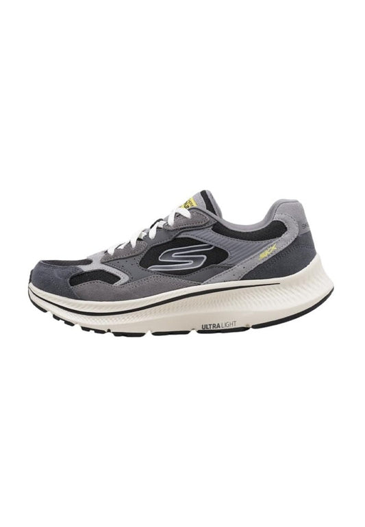 Skechers Performance Mens Go Run Consistent 2.0 - Retro Sneaker, Charcoal/Black,8.5