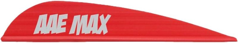 AAE Max Stealth Vanes - 50 Count Red Fletching for Arrows | High Performance & Durability
