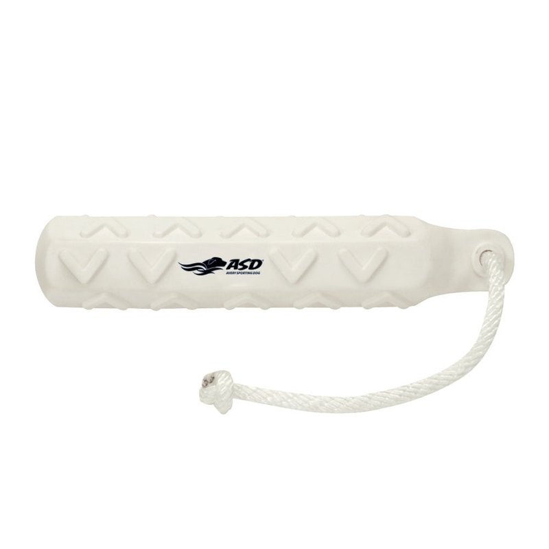Avery ASD 2" HexaBumper Hunting Sporting Gun Dog Game Retriever Dummy | Water & Upland Mark Training Retrieval Tool | Hexagonal, Floating Design, Easy-Grip Texture, Throw Rope, 6 Pack, White (02711)