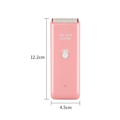 Dog Cat Home Hair Waterproof Clipper Portable Electric USB Rechargeable Pet Grooming Tools Low Noise Shaver Cordless Trimmer for Small and Large Pets