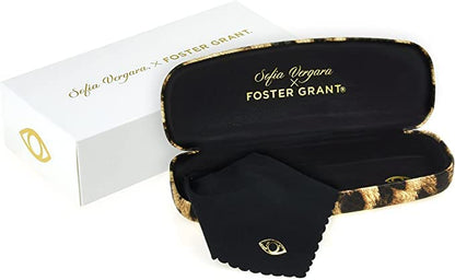 Foster Grant Sofia Vergara X Women S Linda Blue Light Multi Focus™ Glasses Reading, Berry, 52mm US