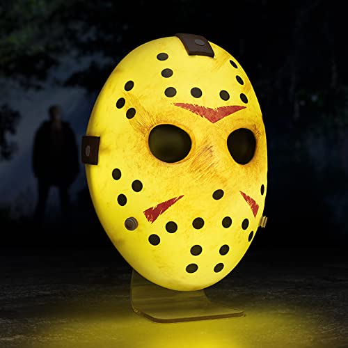 Paladone Friday The 13th Jason Voorhees Mask Light - Collectible Horror Movie Lamp Decor - Officially Licensed Merchandise and Memorabilia