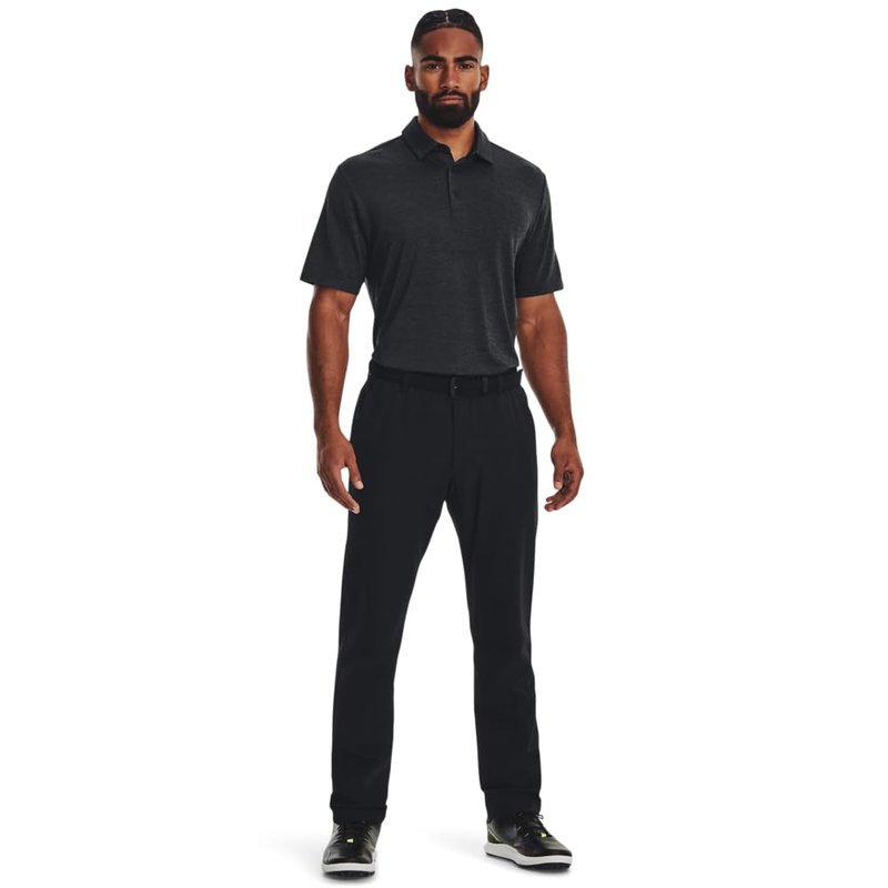 Under Armour Men's Playoff Polo 3.0, (001) Black/Jet Gray/Black, Large
