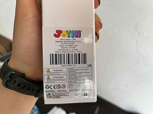 JOYIN 72 PCS Halloween Slap Bracelets for Kids, Halloween Bracelets Bulk for Girls Boys Gifts, Friendship Snap Bracelet for Halloween Party Favors Goodie Bag Fillers, Classroom Favors