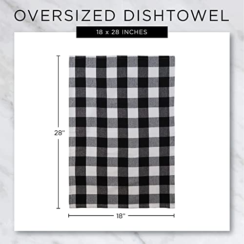 DII Holiday Dish Towels Christmas Kitchen Décor, 18x28, Holiday Trimmings, 2 Piece