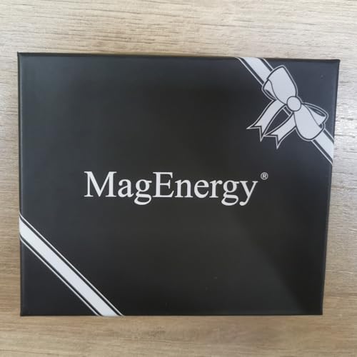 MagEnergy Copper Bracelet for Men and Women 99.9% Pure Copper Bangle Adjustable with 8 Magnets (Gunmetal)