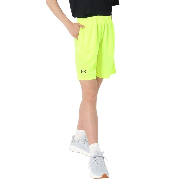 Under Armour Boys Tech Mesh Shorts, (731) High Vis Yellow / / Black, Medium