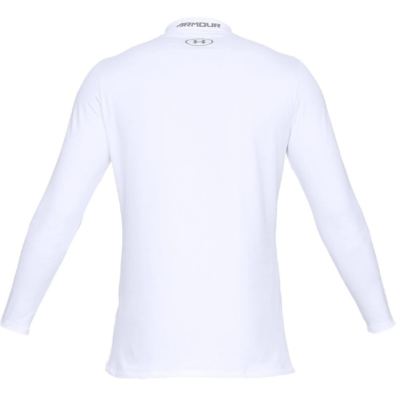 Under Armour Men's ColdGear® Armour Fitted Mock SM White