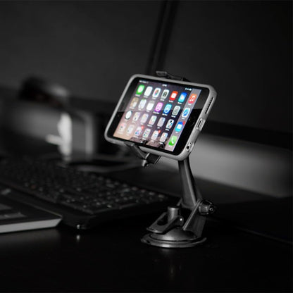 ARKON Mounts Mobile Grip 2 Phone Car Suction Mount | Strong Suction Mount | GPS Ready | 360° Adjustable Viewing | Compatible with iPhone, Samsung, Google, Huawei, & more | MG279