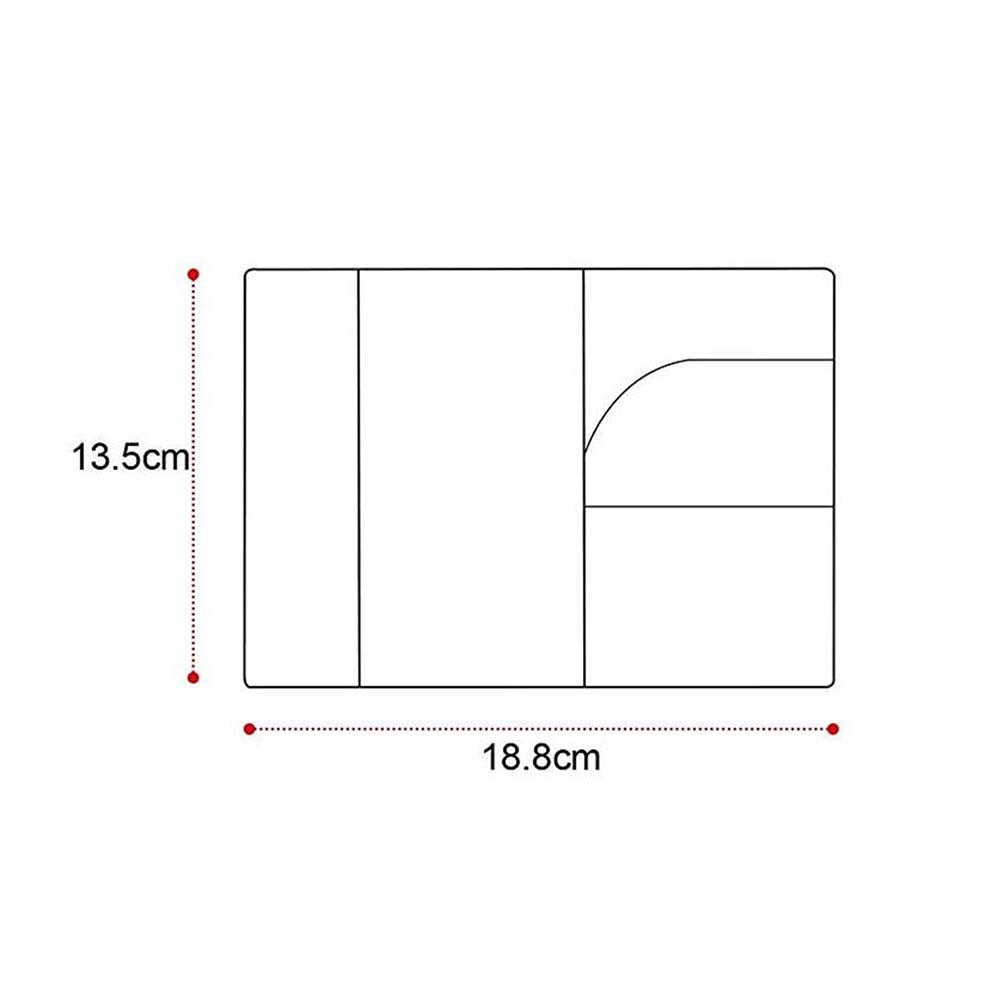 Clear Transparent Frosted Passport Cover Holder Case Organizer ID Card Travel Protector (Clear x1 + Frosted x1)