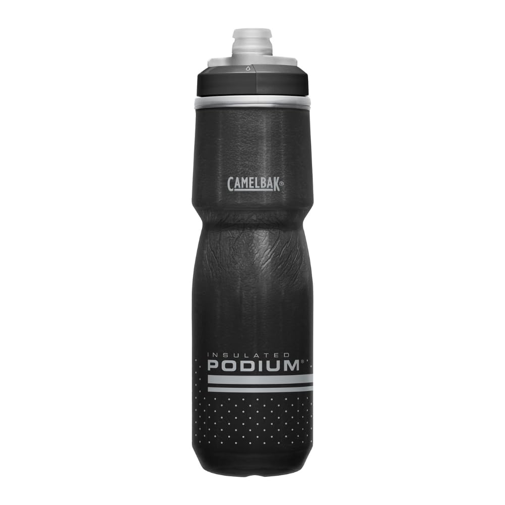 CamelBak Podium Chill Bike Insulated Squeeze Water Bottle Black, 24oz