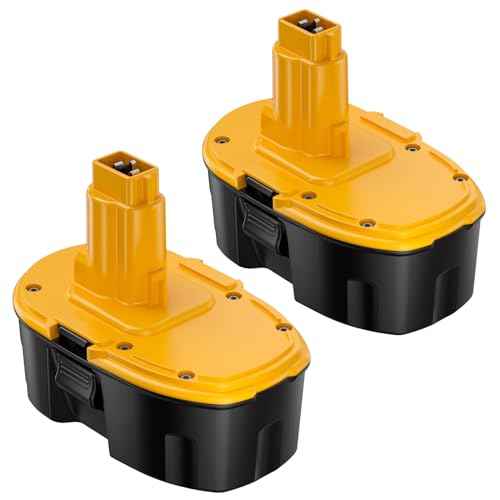 Bonacell 2Pack 5000mAh Nimh Replacement for Dewalt 18V Battery DC9096 DC9099 DC9098 DC9099 DW9095 DW9096 DW9098 DE9038 Cordless Power Tools