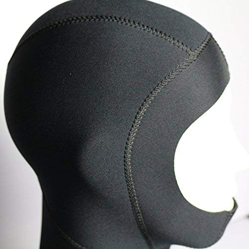 Dizokizo Diving Scuba Hood 3mm Thermal Neoprene Wetsuit Hood for Men Women Wetsuit Hat Cap for Kayaking Snorkeling Sailing Water Sports with Flow Vent (M)