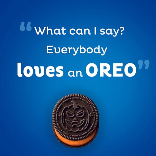 OREO Orange Creme Chocolate Sandwich Cookies, Limited Edition, Halloween Cookies, 18.71 oz