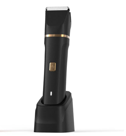 Electric Razor for Men, IPX7 Waterproof Versatile Shaver for Temple, Groin, Nose, Ear Hairs, Beard, Body Hair Trimmer for Men, Painless Grooming Kit with 2 Replaceable Ceramic Blade Heads