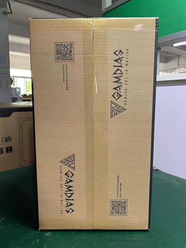 GAMDIAS ATX Mid Tower Computer Case Tempered Glass, Gaming PC Case Support Dual 360mm AIO/Radiator, 7x120mm Case Fans (4X 120mm Built-in), 420mm GPU/VGA, USB3.0X 2, Type C x1, 170mm CPU Cooler
