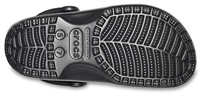 Crocs Unisex Classic Clogs, Black, 4 UK Men/ 5 UK Women