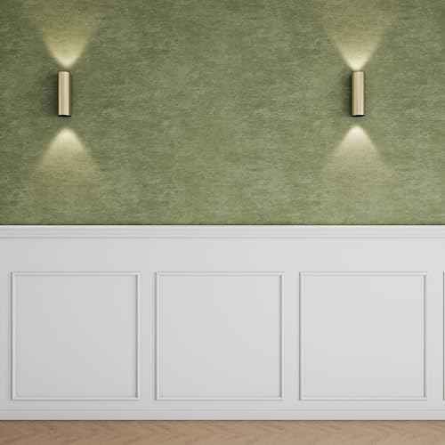 3 Set Accent Wall Molding Kit Premade Wainscoting Panels Wall Molding Peel and Stick Panel White Pre Cut Trim for Walls Picture Frame Molding for Home Decoration(31.5x31.5 Inch)