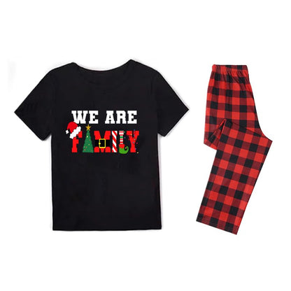 TEERAPHIQUE Christmas Pajamas for Family,Family Holiday PJS Matching Sets,Xmas Jammies for Couples, T-Shirt
