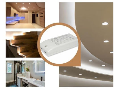 LOWENERGIE LED Driver Power Supply Transformer, 12w 240V - DC 12V, for Light Strips, LED Bulbs and Ring Doorbell (3)