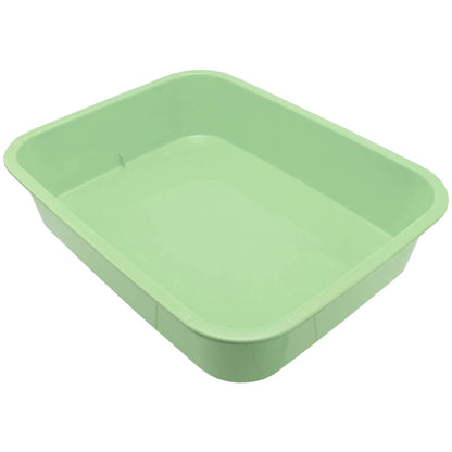4BIG.Fun - First cat Litter Tray Tray - Perfect for Kittens, Cats, Babies, Boys, Cats, Toilet Tray with Cleaning Sieve - House Clean Even Without cat Litter - Available in Green or Grey