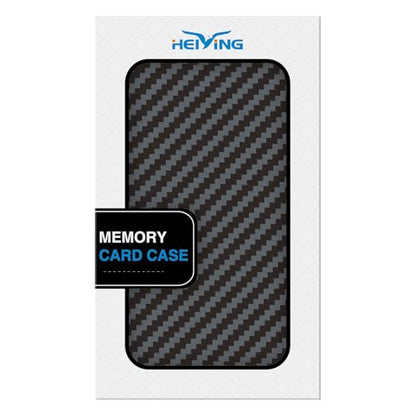 HEIYING Memory Card Case for SD/TF Cards,Portable SD Card Holder Storage Case Compatible with 20 SDXC SDHC and 20 TF Cards Slots