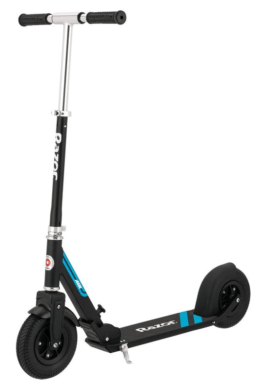 Razor A5 Air Kick Scooter for Kids Ages 8+ - Extra-Long Deck, 8" Pneumatic Rubber Wheels, Foldable, Aluminum Frame, Anti-Rattle Handlebars, For Riders up to 220 lbs