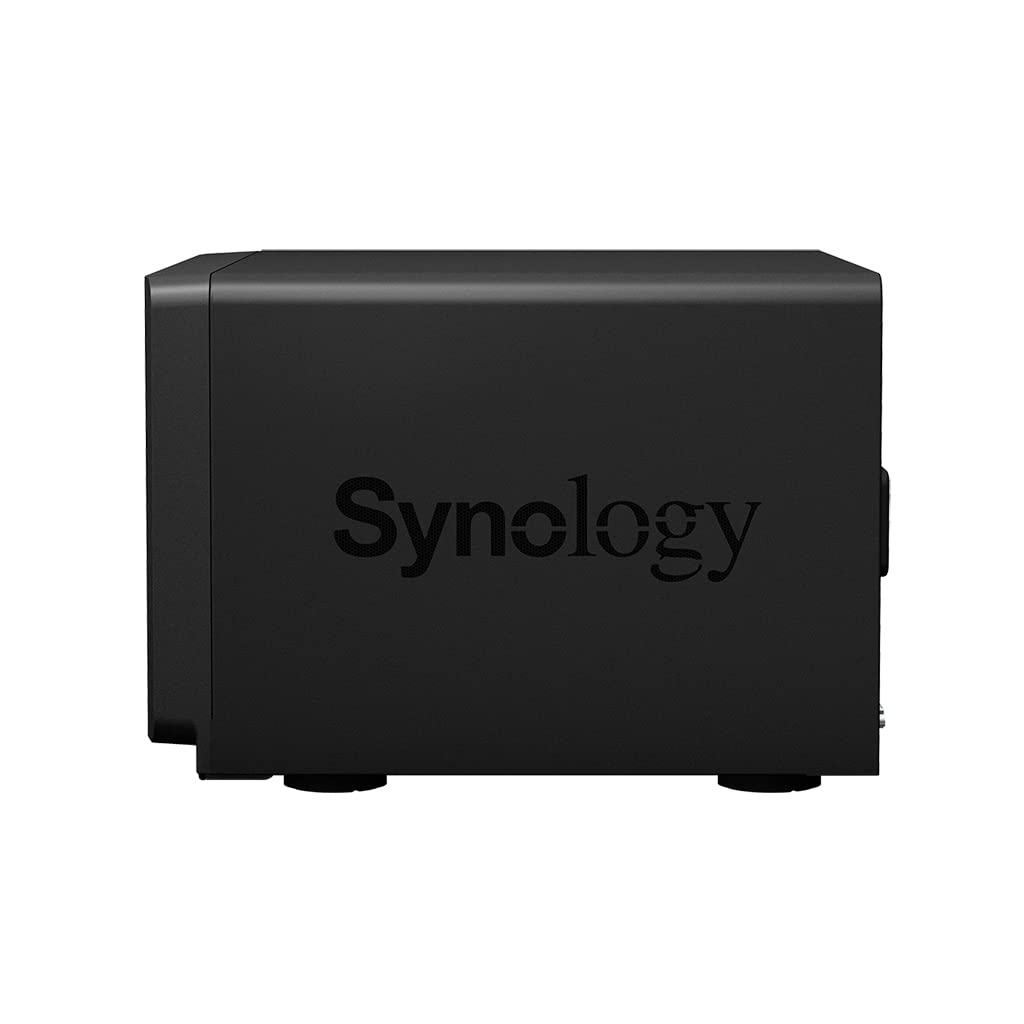 Synology DiskStation DS1621+ NAS Server with Ryzen 2.2GHz CPU, 32GB Memory, 48TB HDD Storage, 1TB M.2 NVMe SSD, 4 x 1GbE LAN Ports, DSM Operating System