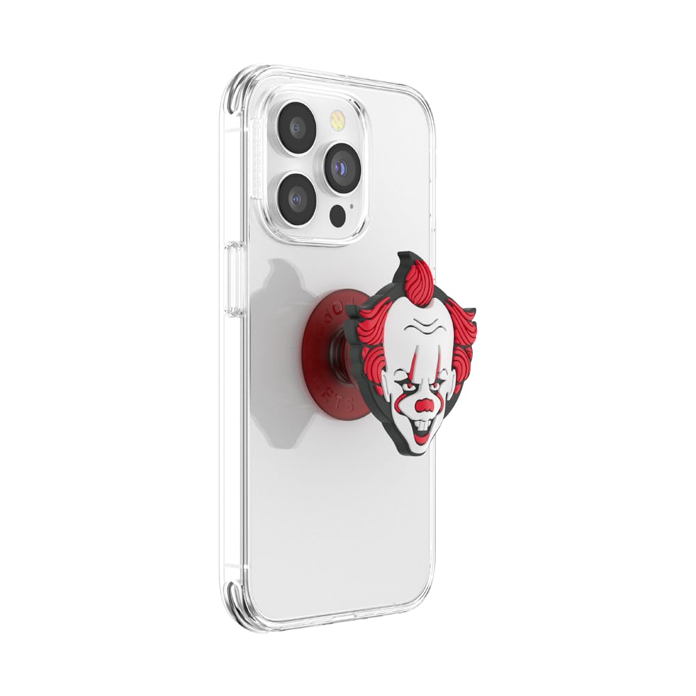PopSockets Phone Grip with Expanding Kickstand, Adhesive Grip, PopOut, WB Horror - Pennywise