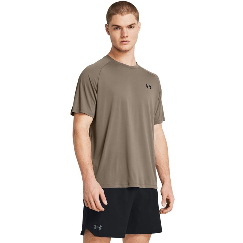Under Armour Men's Tech 2.0 Short-Sleeve T-Shirt, (200) Taupe Dusk / / Black, 3X-Large Tall