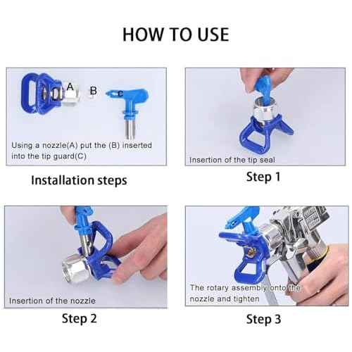 Spray Tip Nozzle and Guard 517 Airless Paint Sprayer Tips for Airless Sprayer