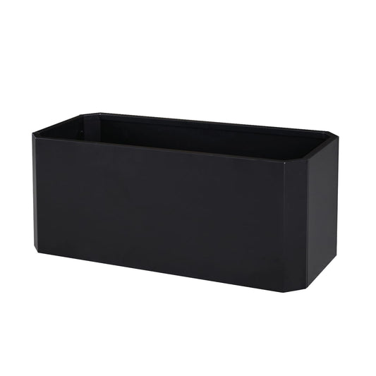 GJWCVL Steel Planter Box-36"x15"x15"-Large Rectangular Planter Indoor or Outdoor Black Matel Planter Box Commercial Residential for Patio Porch Deck Home Backyard