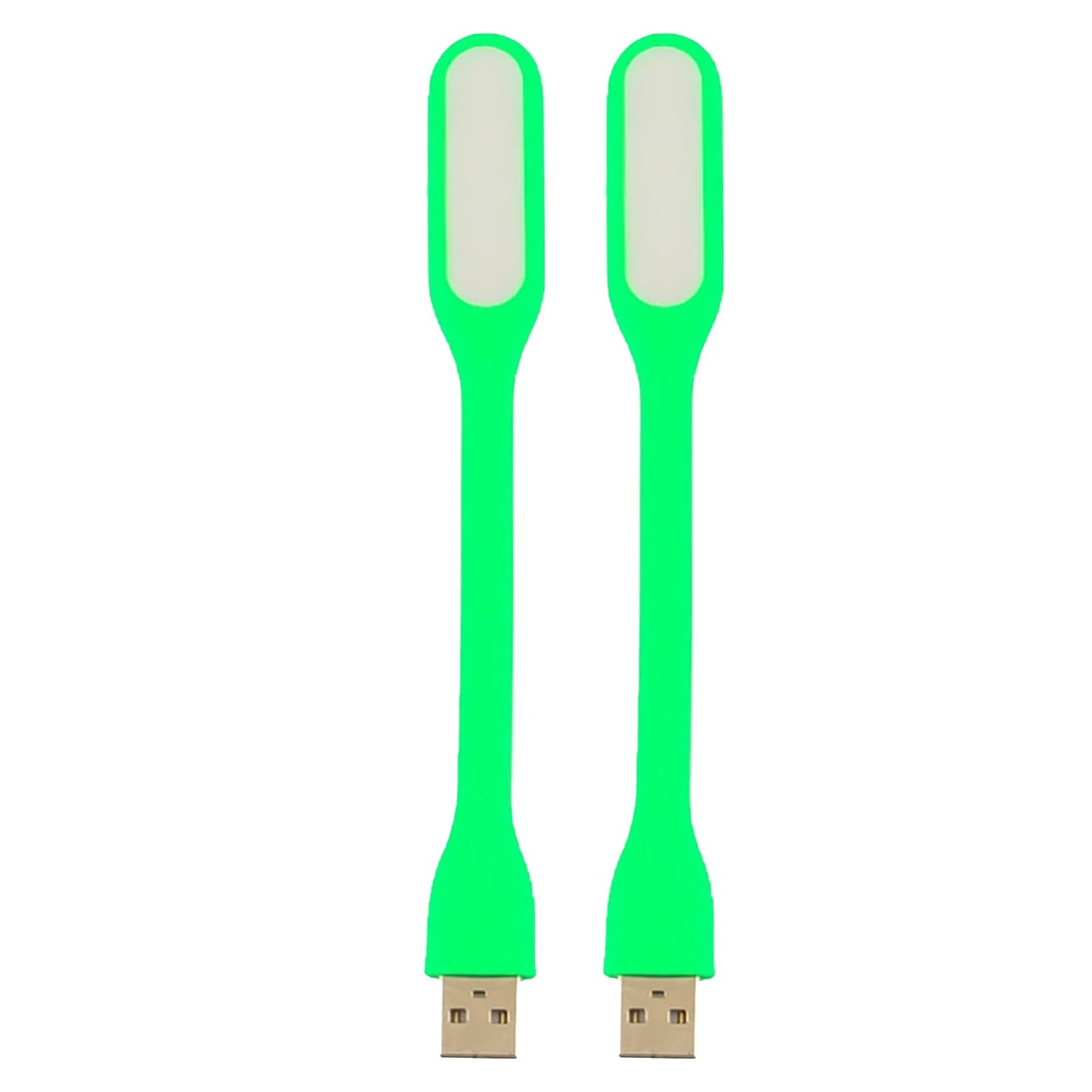 Mini Flexible Light, Portable USB Led Reading Night Lamp for PC Laptop Computer Notebook Power Bank - 2 Pack (Black)