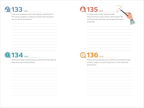 A Year of Us: A Couple's Journal: One Question a Day to Spark Fun and Meaningful Conversations (Question a Day Couple's Journal)