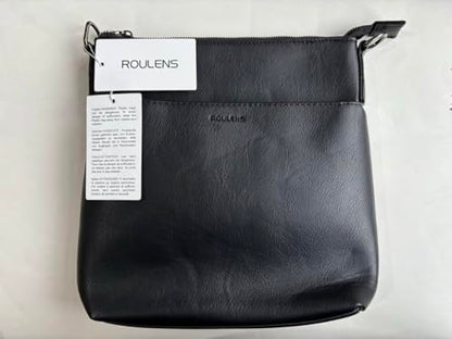 Roulens Trendy Crossbody Bag for Women,Lightweight Medium Crossbody Purse Soft Leather Women's Shoulder Handbags with Adjustable Wide Strap