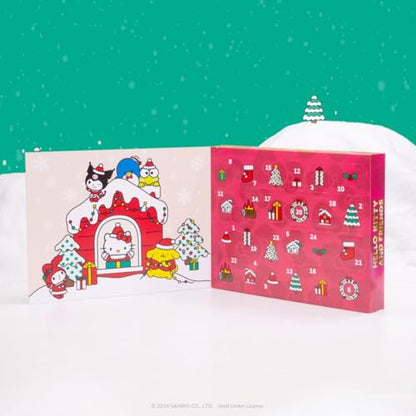 Jazwares Hello Kitty and Friends Holiday Advent Calendar - 24 Exclusive Items - Seasonal Toys for Kids - Officially Licensed Sanrio Product from Ages 6+